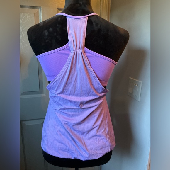 Lululemon size 4 No Limits Purple tank - Picture 5 of 6